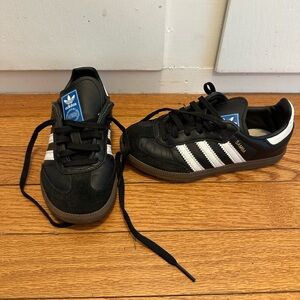 Adidas Kids' Samba Sneakers - Black/White 11
